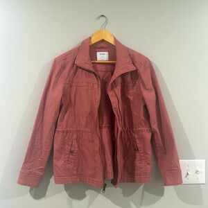Pink Old Navy utility jacket